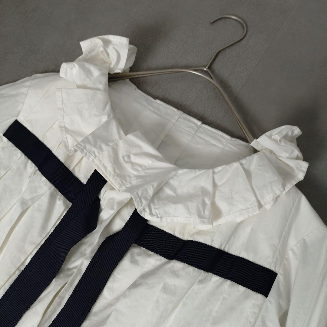 TSUMORICHISATO　ツモリチサト　デザインシャツワンピース　ホワイトM