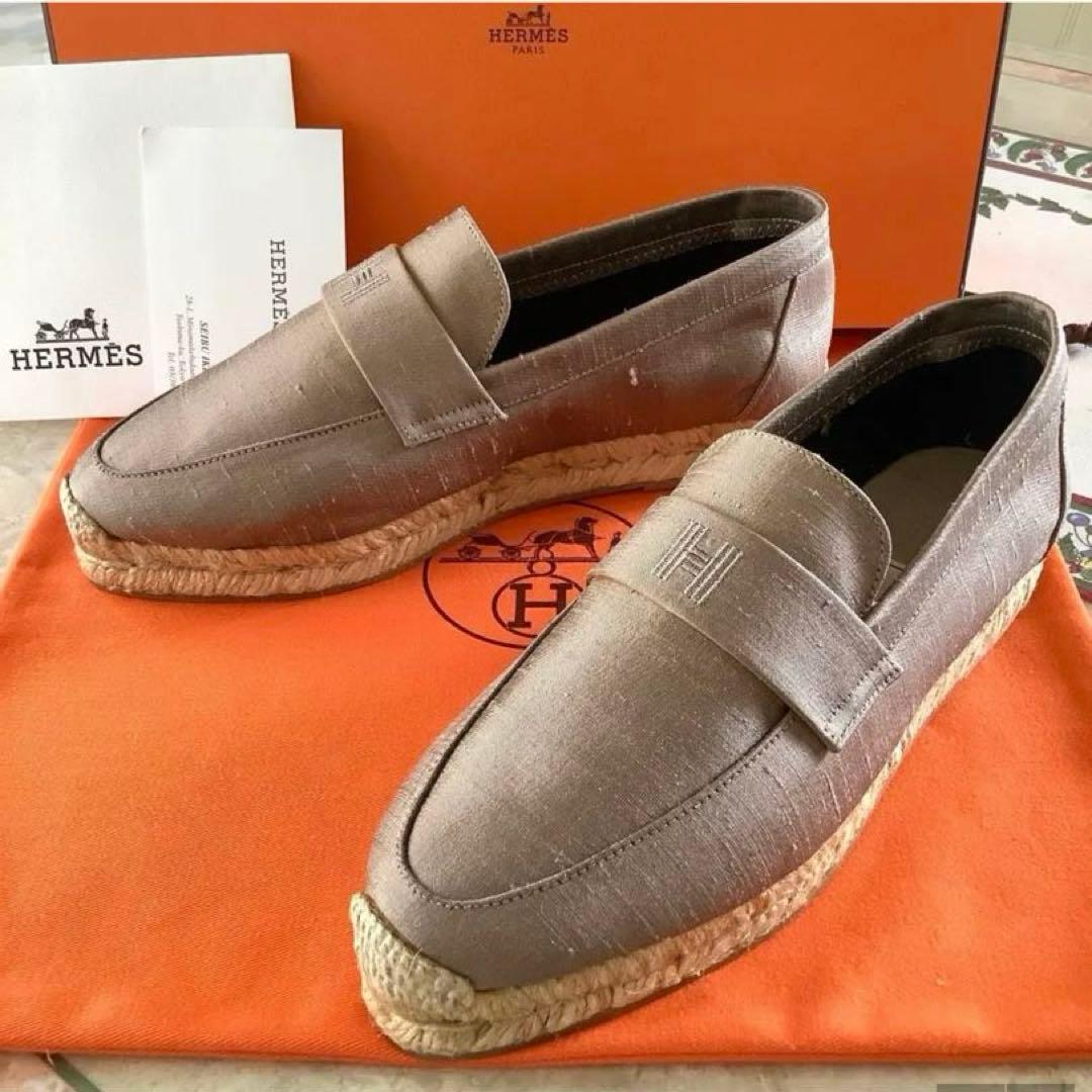 レア試着のみ新品! エルメス マルジェラ期 Hマーク刺繍 インソール 22.5㎝