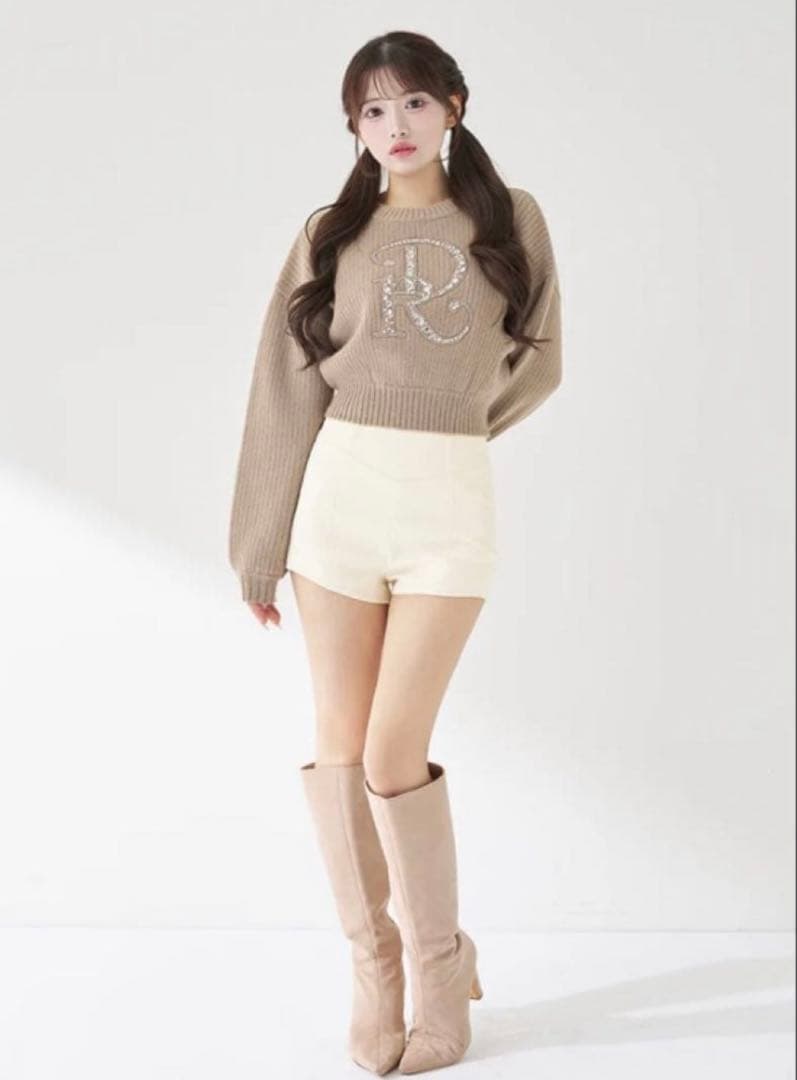 ♡✩.*˚ ダーリッチ 美シルエットショートパンツ ivory