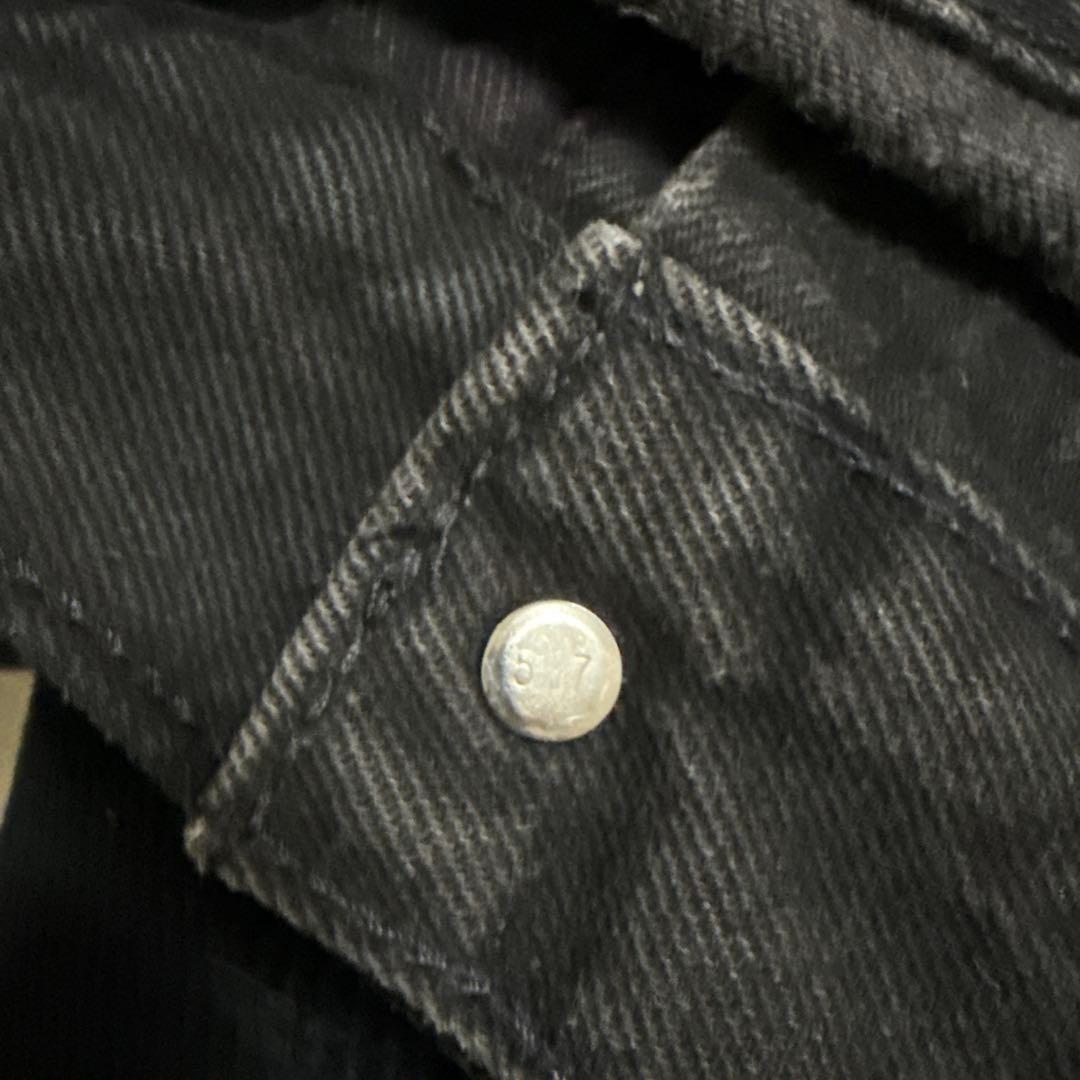 90s Levi's 70507 USA製 M ブラック デニムジャケット