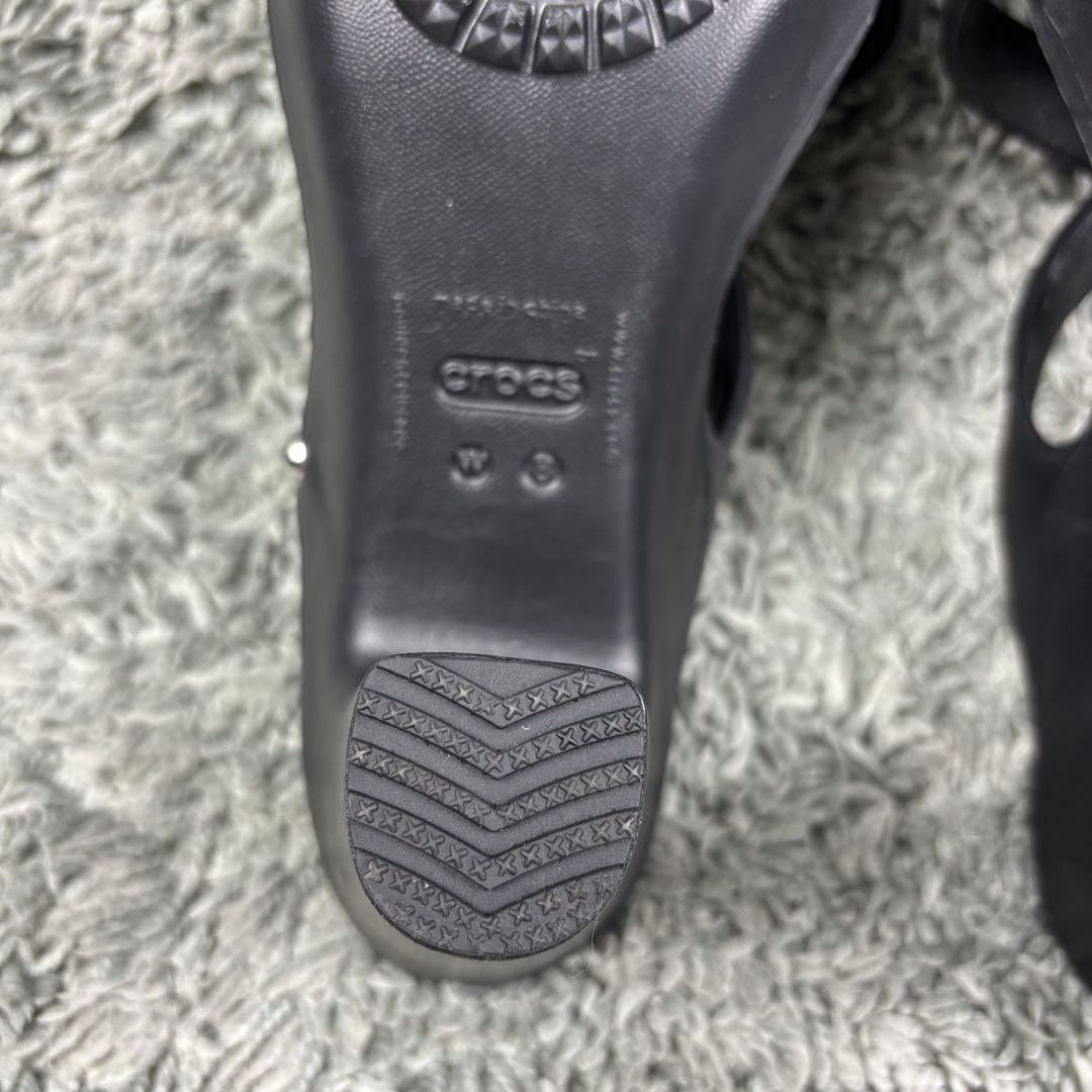 未使用 廃盤品 crocs クロックス サイプラス 黒 w8 24