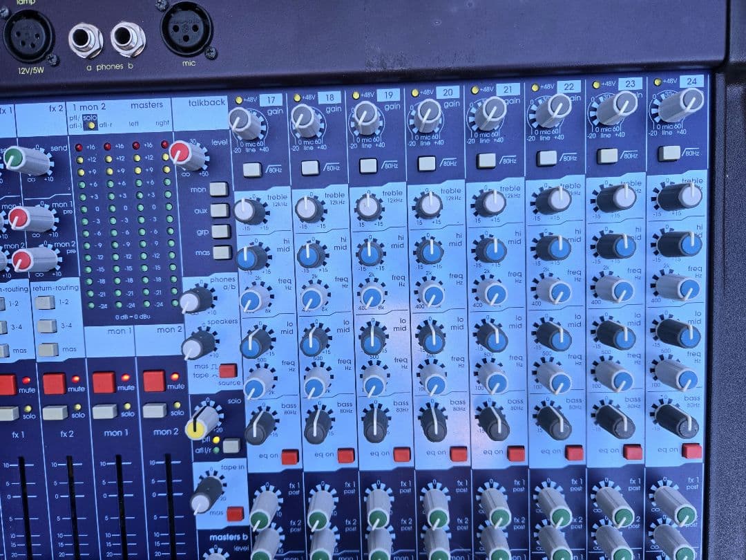 【MIDAS】マイダスVENICE240卓上アナログミキサー