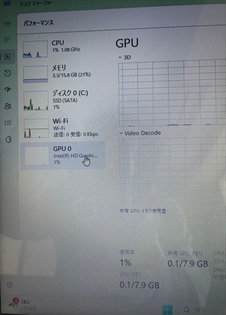 【極美品】Fujitsu Lifebook 15.6型　WA2/W icore7