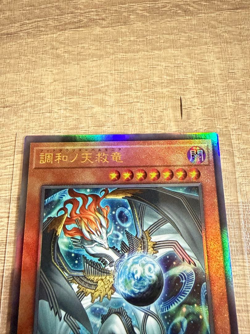 遊戯王　調和ノ天救竜　レリーフ２枚