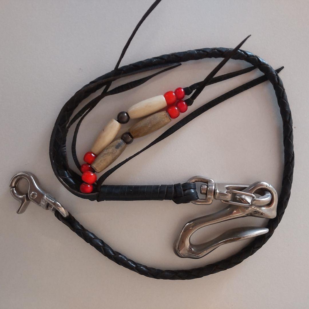 THE FLAT HEAD ウォレットロープ シルバーフック 美品！