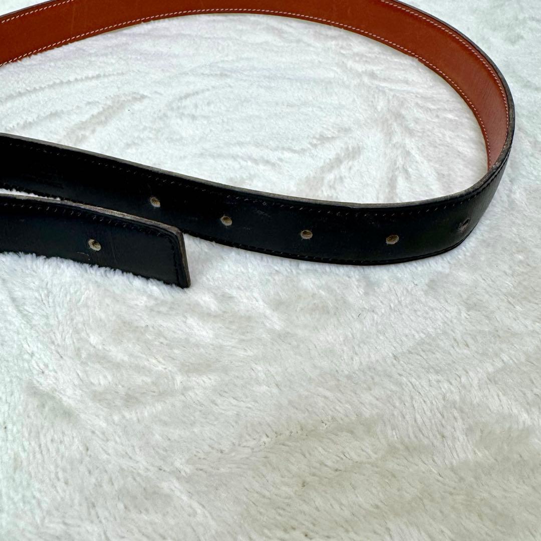 良品☆ エルメス　コンスタンス　ミニ　リバーシブル　レザーベルト　ゴールド　H型