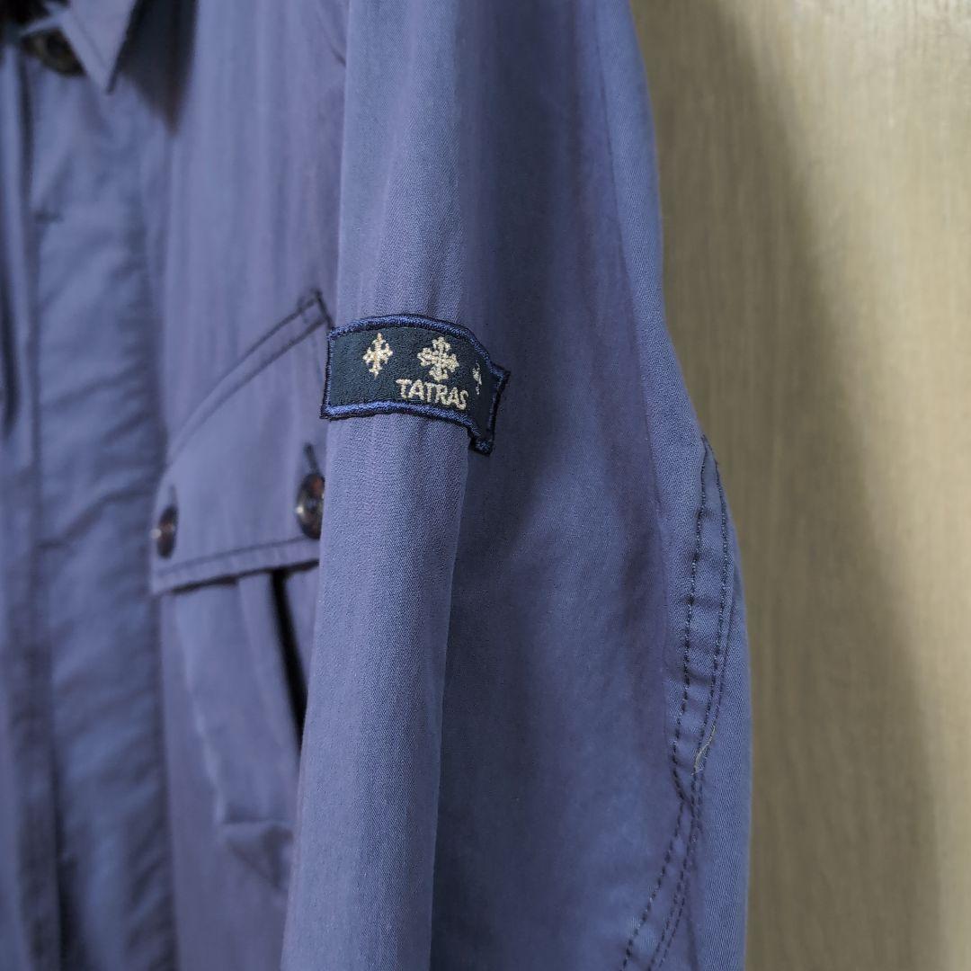 TATRAS ネイビー ミリタリージャケット インナーナイロンダウンベスト付き