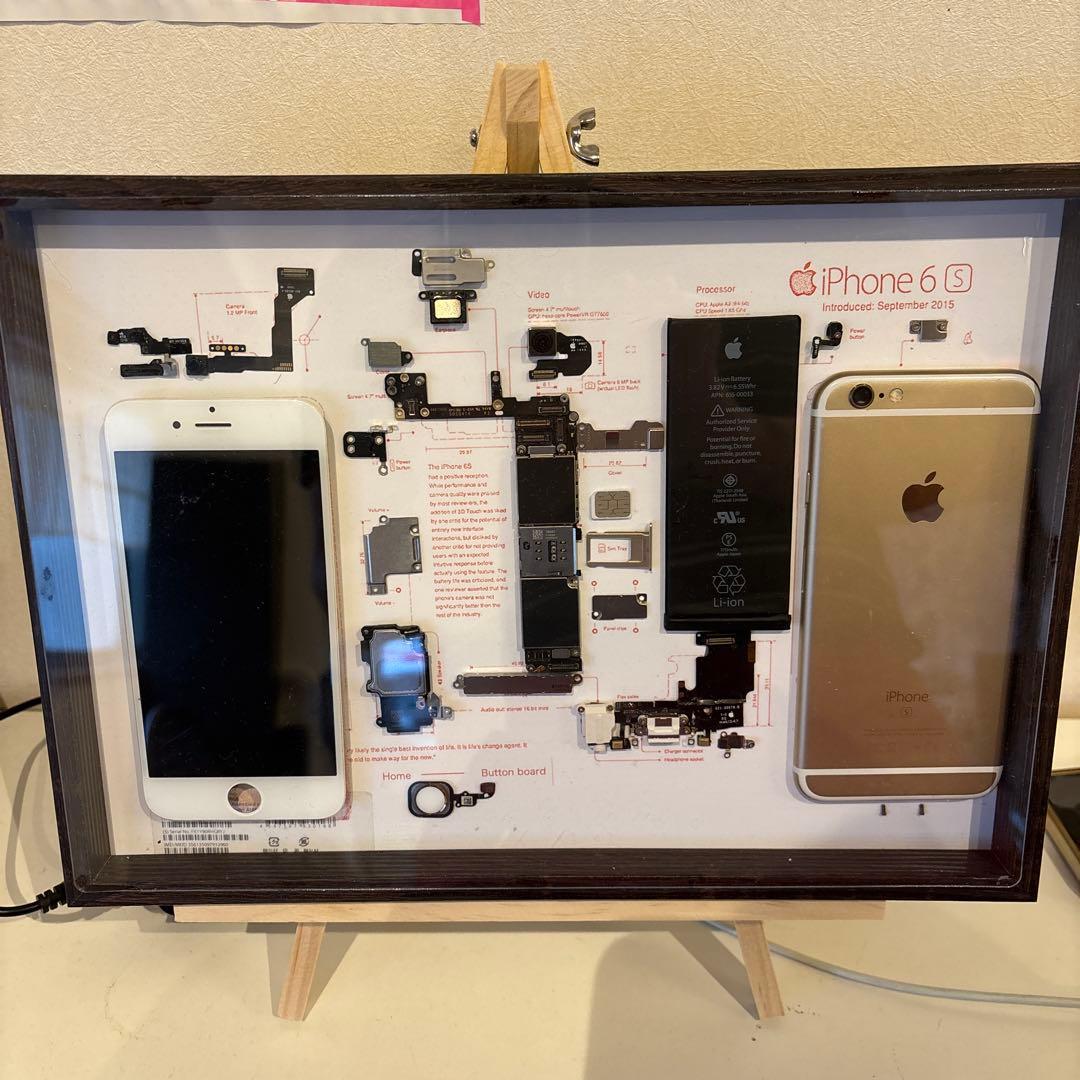 iPhone 6s 分解図 アートフレーム