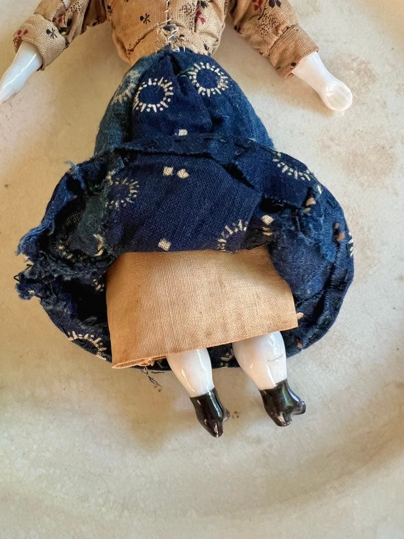 アンティーク　チャイナヘッドドール　16センチ　ドイツ