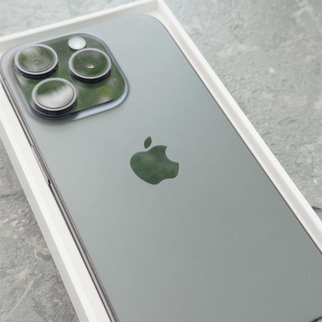 【美品】Apple iPhone 15 Pro ブラッ512GB SIMフリー