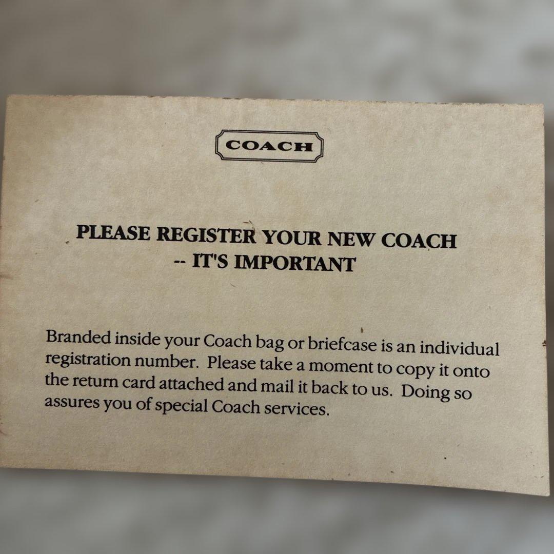 オールドコーチ ブラウンレザー ショルダーバッグ ターンロック 9948