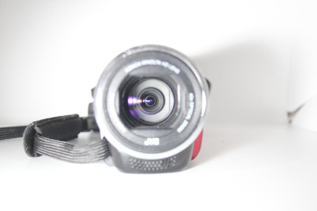 動作OK （極美品）JVC GZ-HM199-R ビデオカメラ　赤　RED