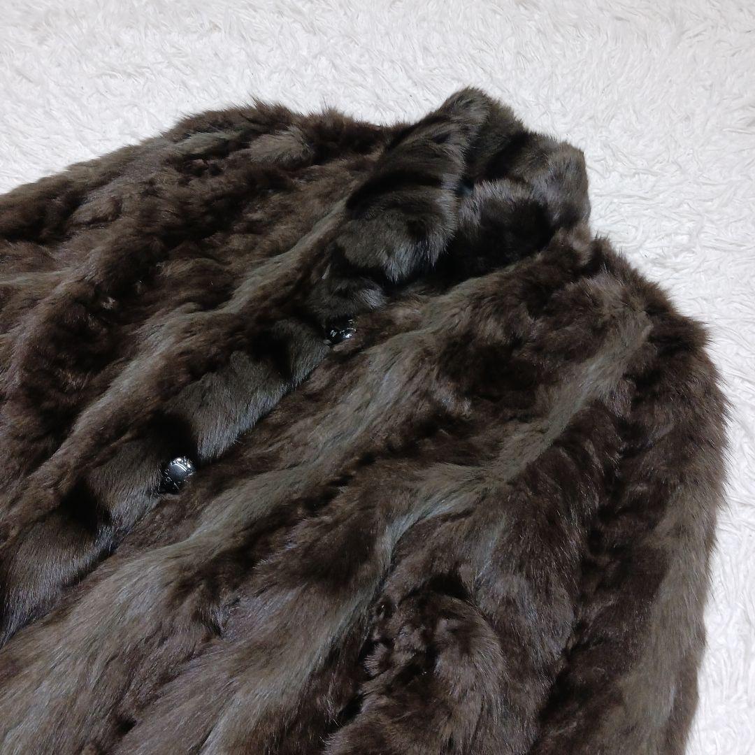 ✨極美品✨バルマン　リバーシブル　シルク　リスファー　コート　サイズL