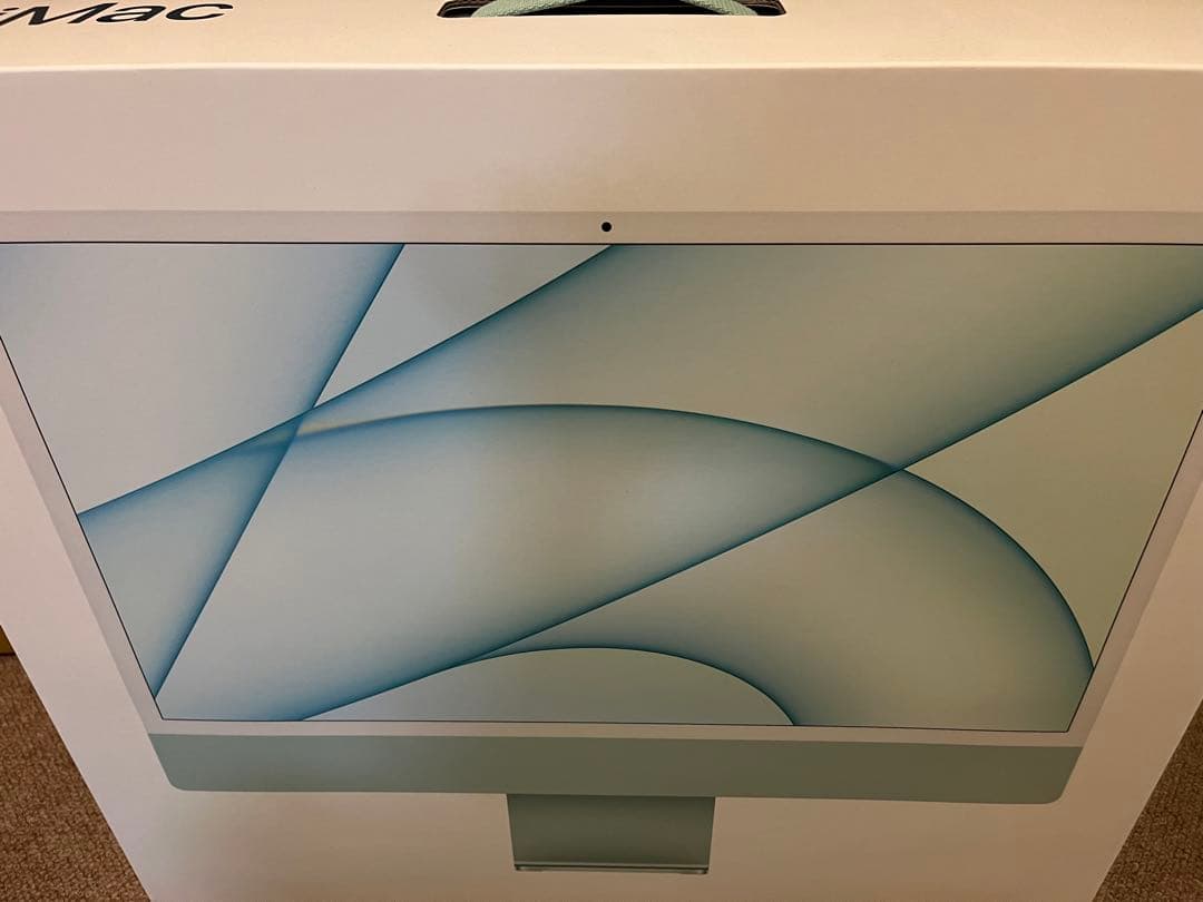 値下iMac Green 24inch 8コアCPU 8GB 512GB SSD