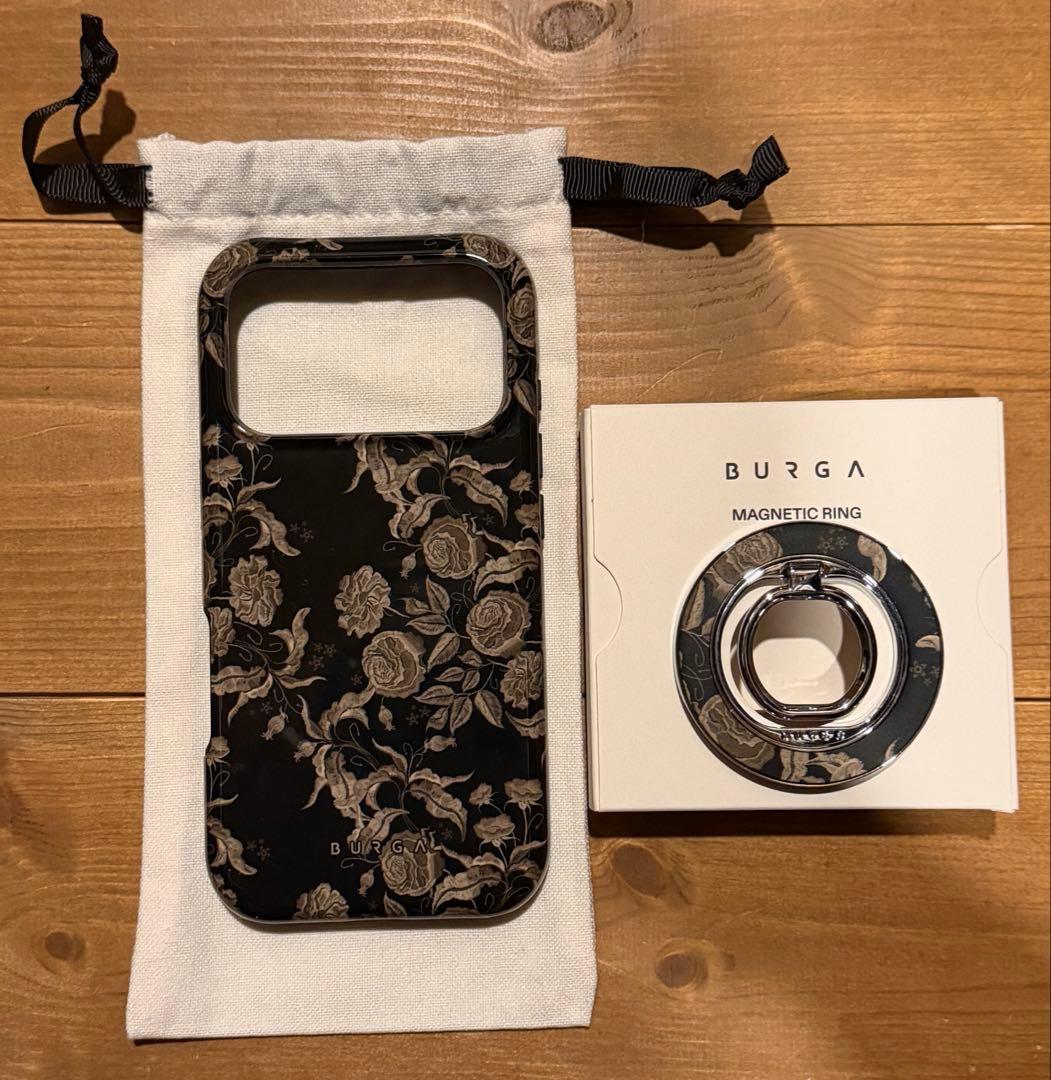 BURGA フラワーパターン iPhone 17 Pro ケース