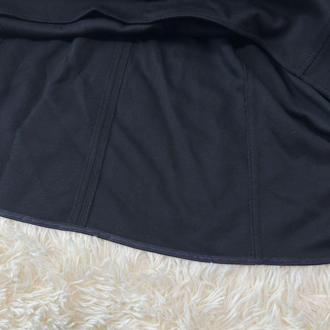 ANAYI アナイ バルーンスリーブ フレア ワンピース ネイビー 38