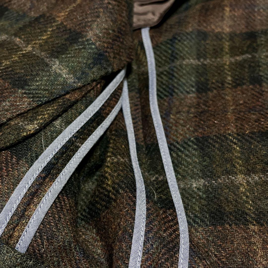 ブルックスブラザーズ　エルボー牛革パッチ　チェック テーラードジャケット L相当