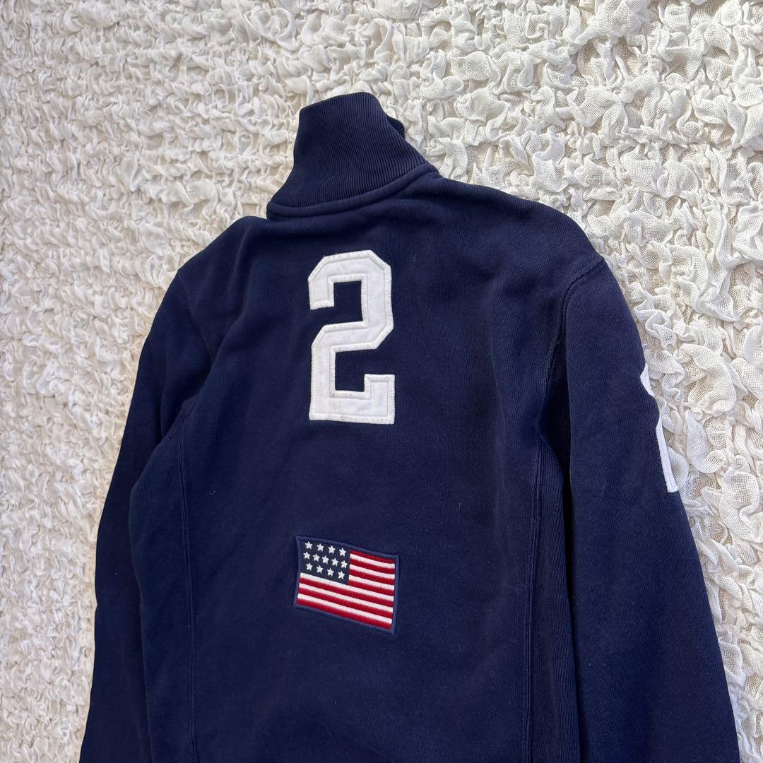 ラルフローレン USAフラッグ ビッグポニージップアップパーカー