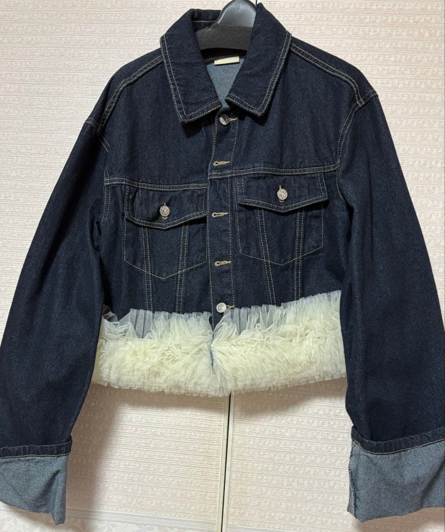maison marble★Tulle Denim Jacket