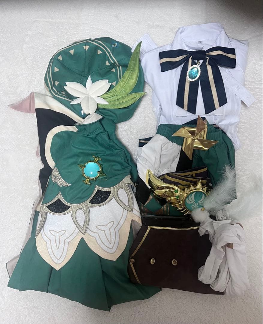 原神 ウェンティ コスプレ 衣装 三分妄想 sサイズ