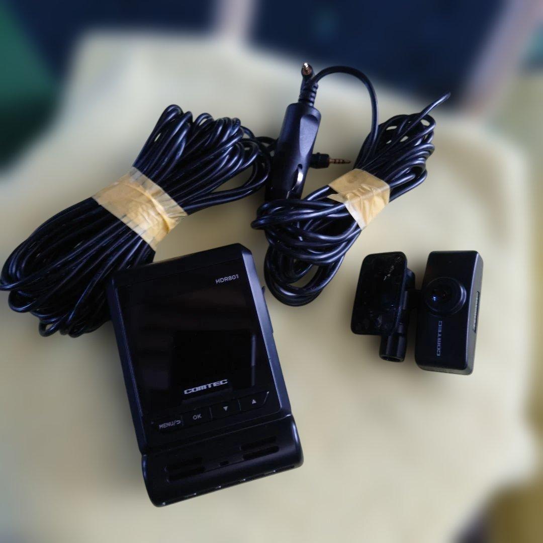 ✩送料込み✩COMTEC HDR801 前後型ドライブレコーダー