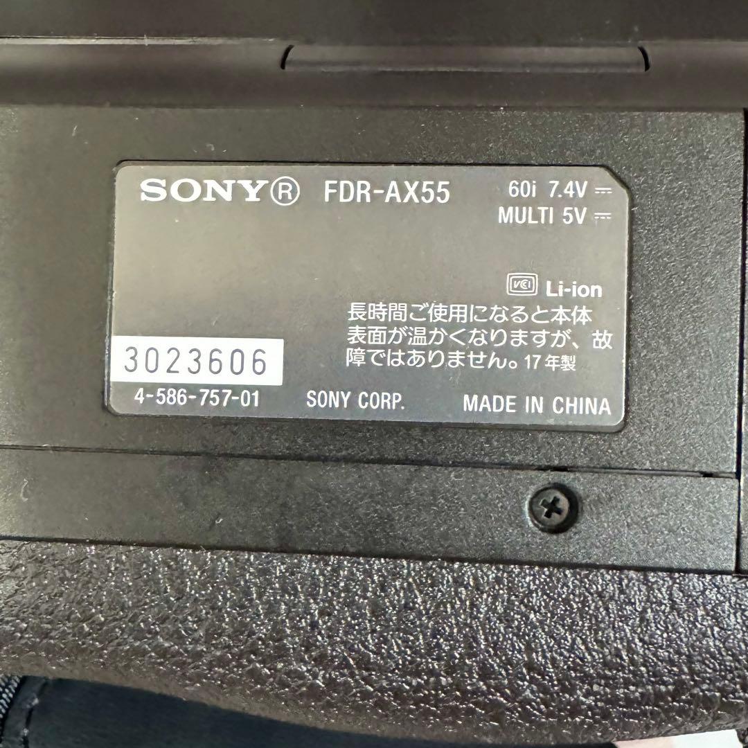 ビデオカメラ SONY FDR-AX55
