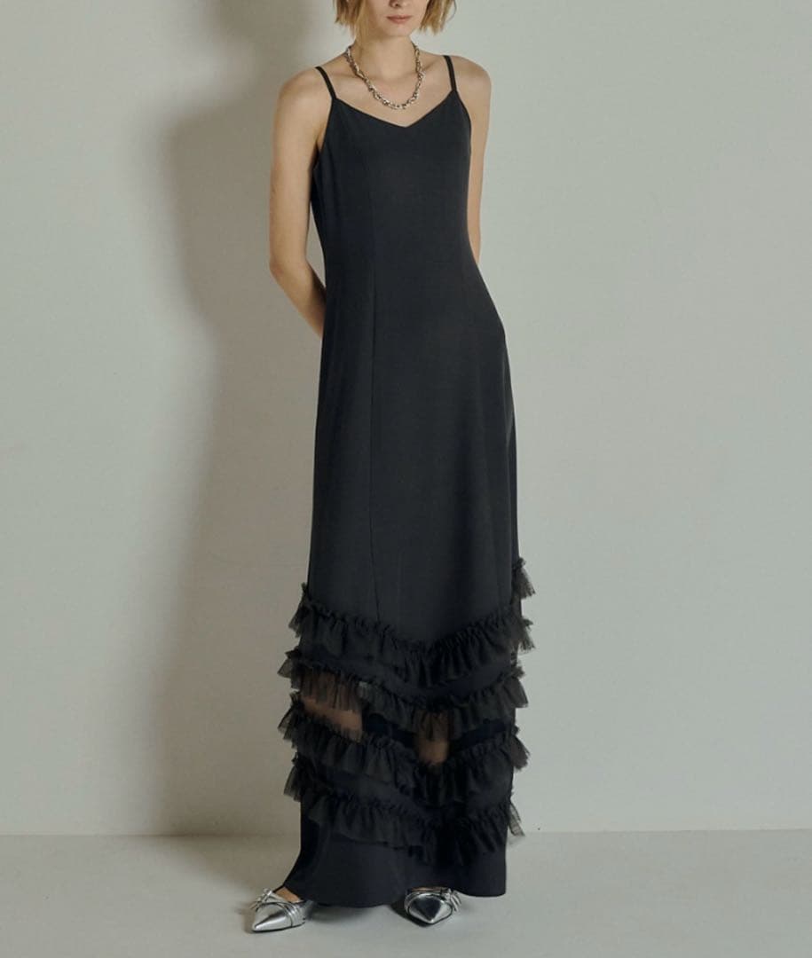 専用【et.UNiVER】Transparent hem setup dress