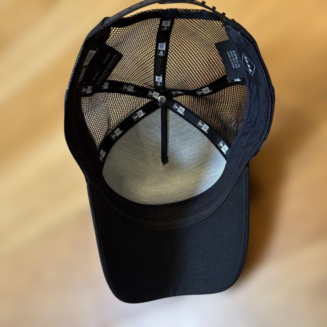 F.C.Real Bristol×ニューエラ メッシュキャップ ブラック