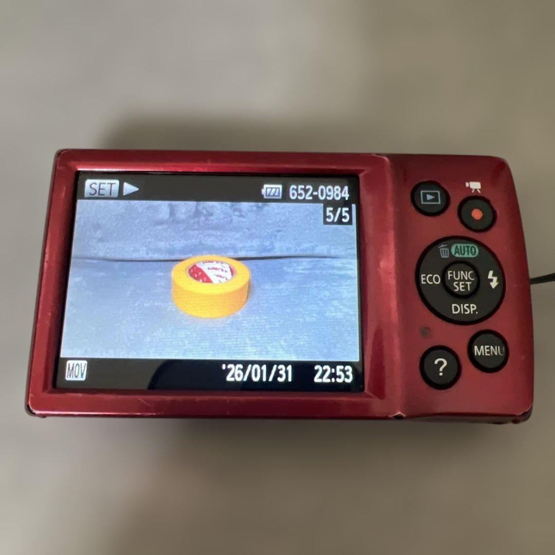 【訳あり動作品】Canon IXY PC2196 レッド