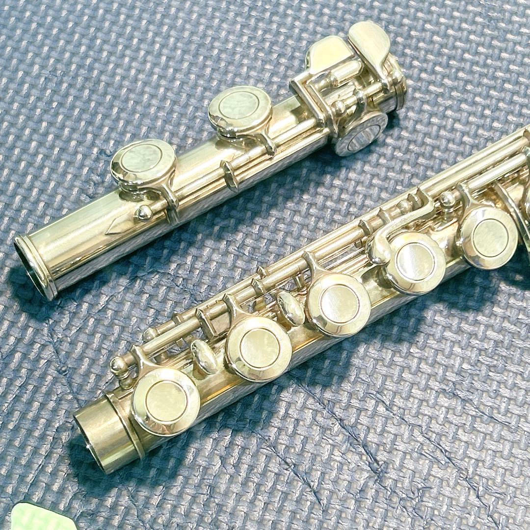 希少 ミヤザワフルート 25周年記念モデル 9K 頭部管銀製