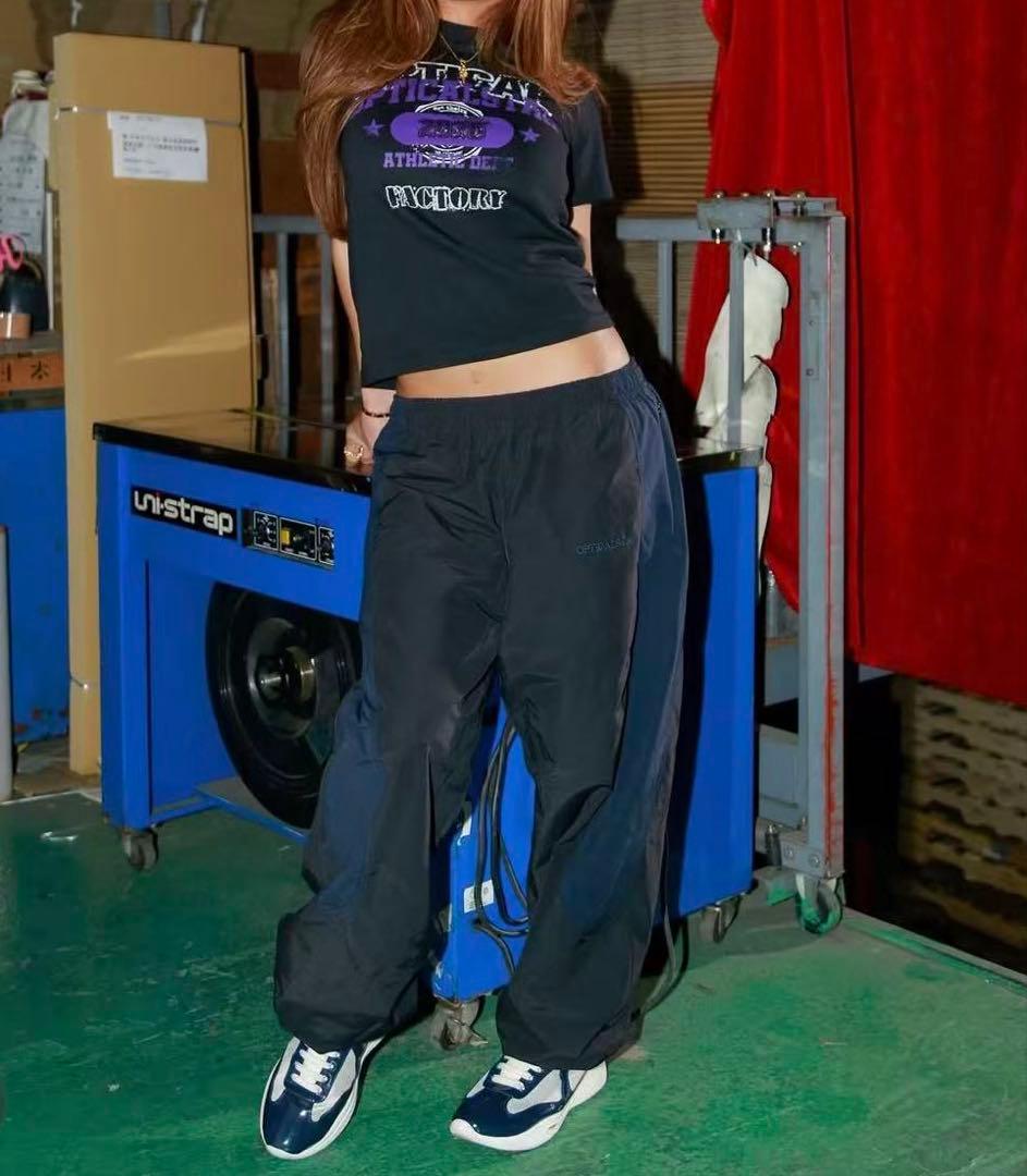 OPTICALSTAR LOGOナイロンパンツ