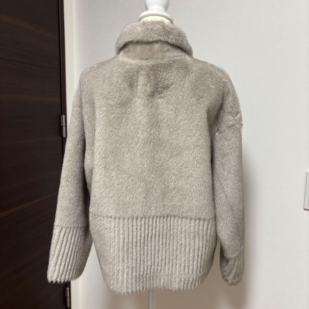 モラビトプルミエ　エコファーブルゾン　タグ付新品未使用【雑誌エクラ掲載商品】