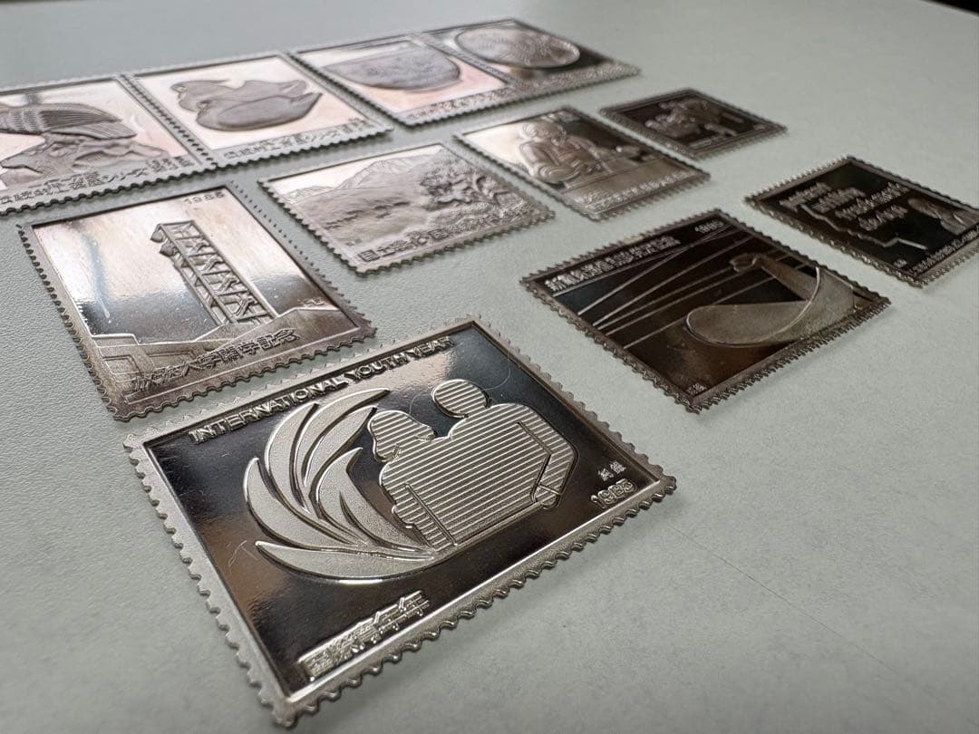 【純度保証】松本徽章工業　純銀　金属工芸品　まとめて34.61g 激安出品