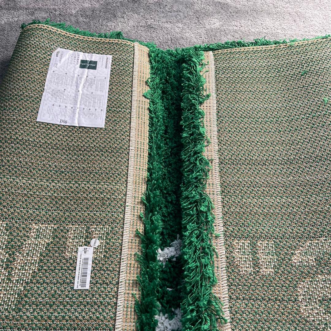 訳あり USED IKEA イケア OFF-WHITE オフホワイト ラグ