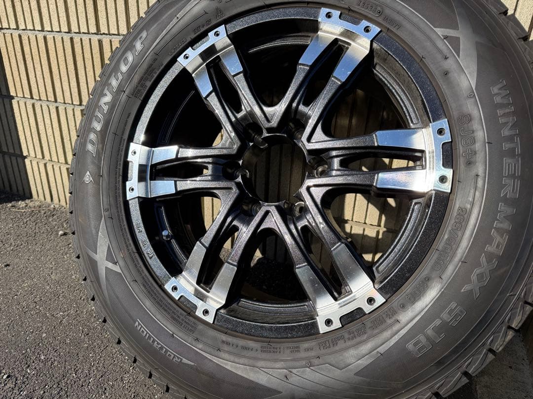 バリ溝　プラド 265/60/18ダンロップスタッドレス