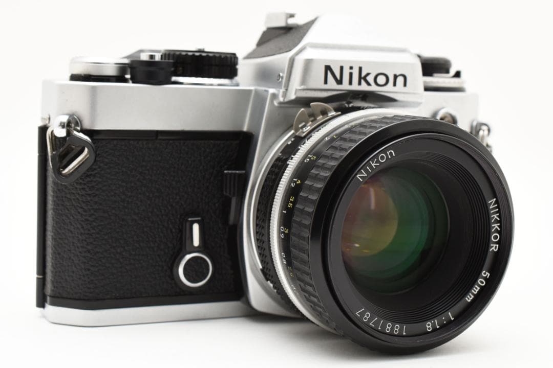 【完動品】Nikon FE Silver + Ai 50mm F/1.8