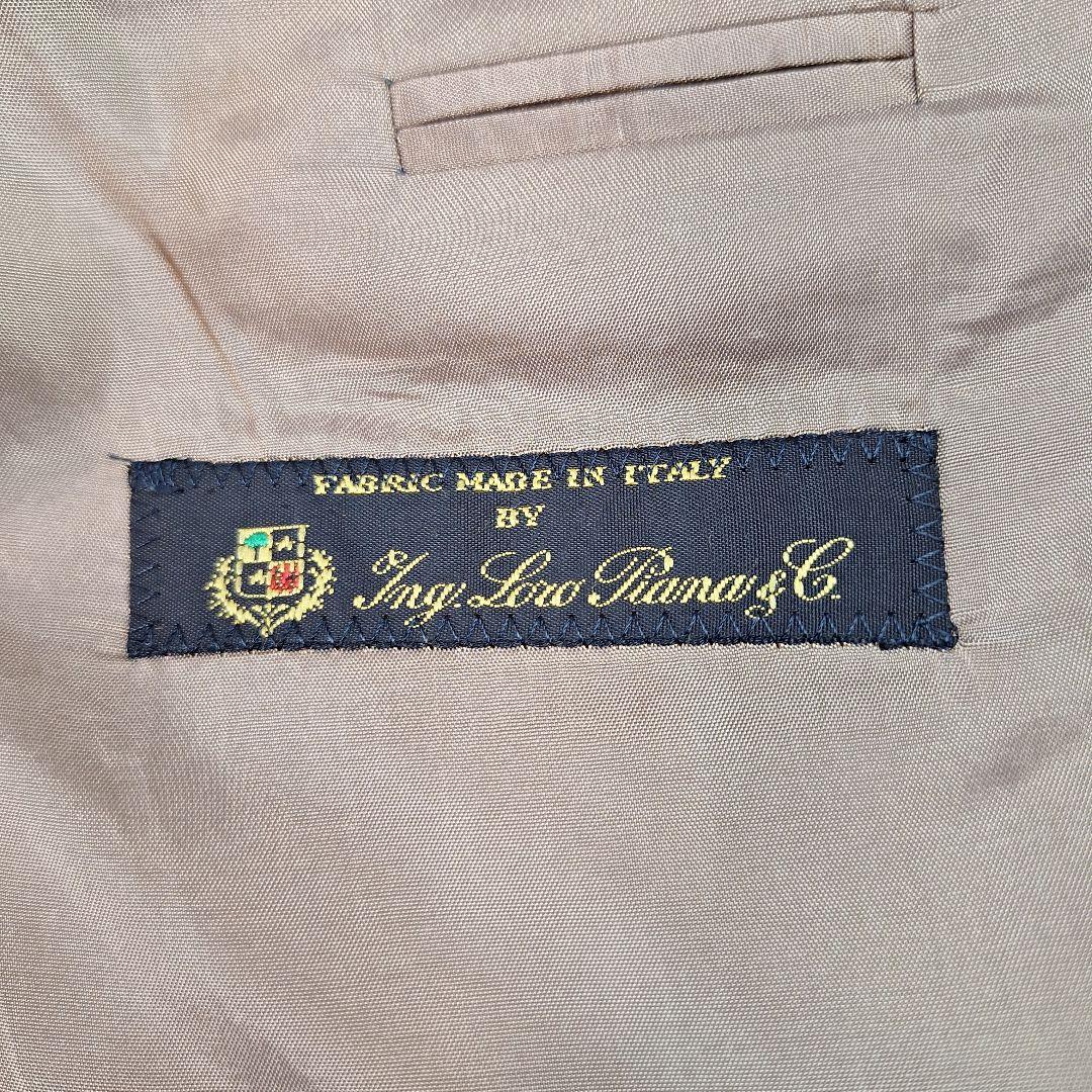 HUGO BOSS　ロロピアーナ　テーラードジャケット　千鳥格子　50