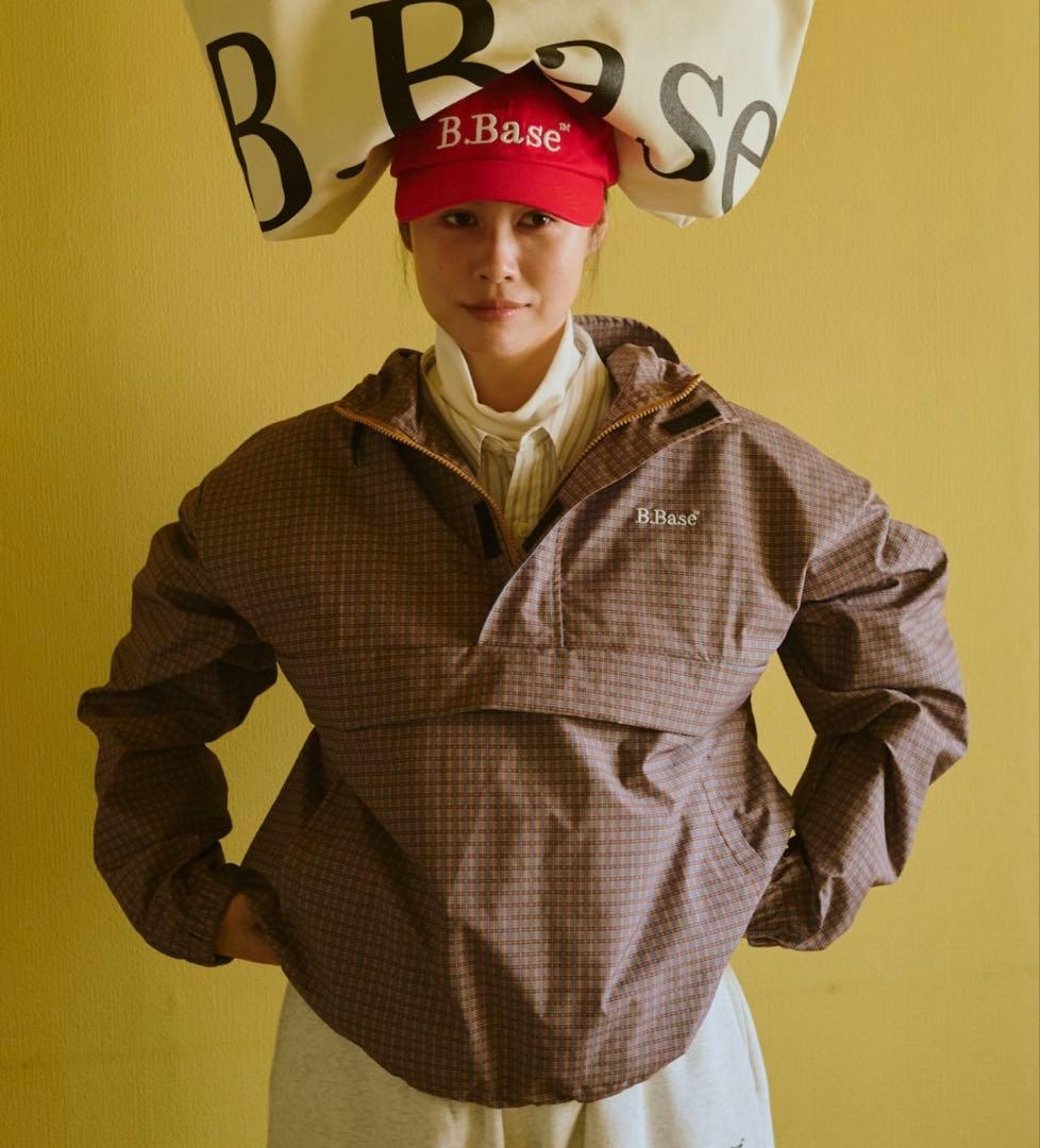 ＊BROKEN BASE ナイロンテックアノラック　ブラウン　S size