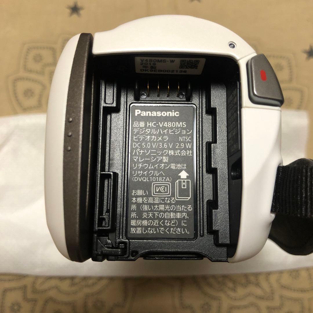 ほぼ新品 Panasonic HC-V480MS ビデオカメラ 完品