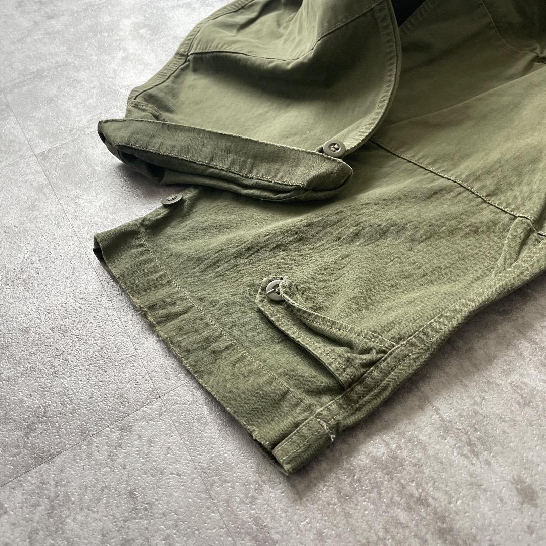 60s フランス軍 実物 M47 後期 カーゴパンツ カーキ Size13