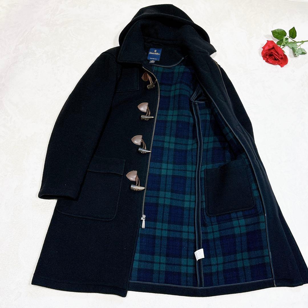 ほぼ未使用✨　ブルックスブラザーズ　ダッフルコート　ウール　ブラック　2way