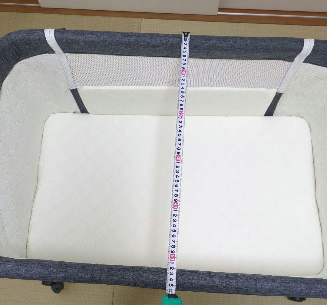 Kino Linpo ベビーベッド　グレー