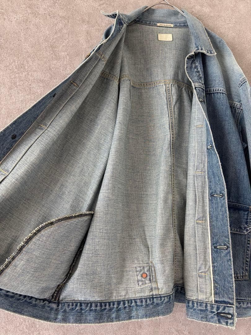 アティックバイジョンブル　TRACKER ジャケット　デニムジャケット　F