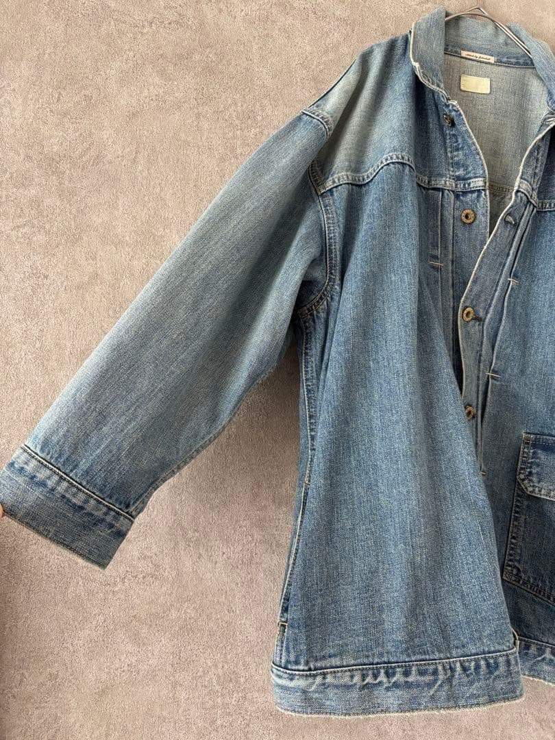 アティックバイジョンブル　TRACKER ジャケット　デニムジャケット　F