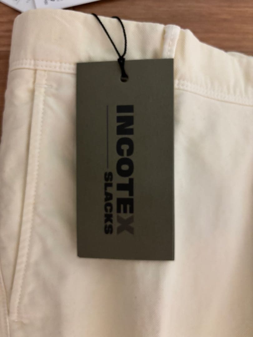 最終値下げINCOTEX SLACKS 100型トリコチノ　オフホワイト　31