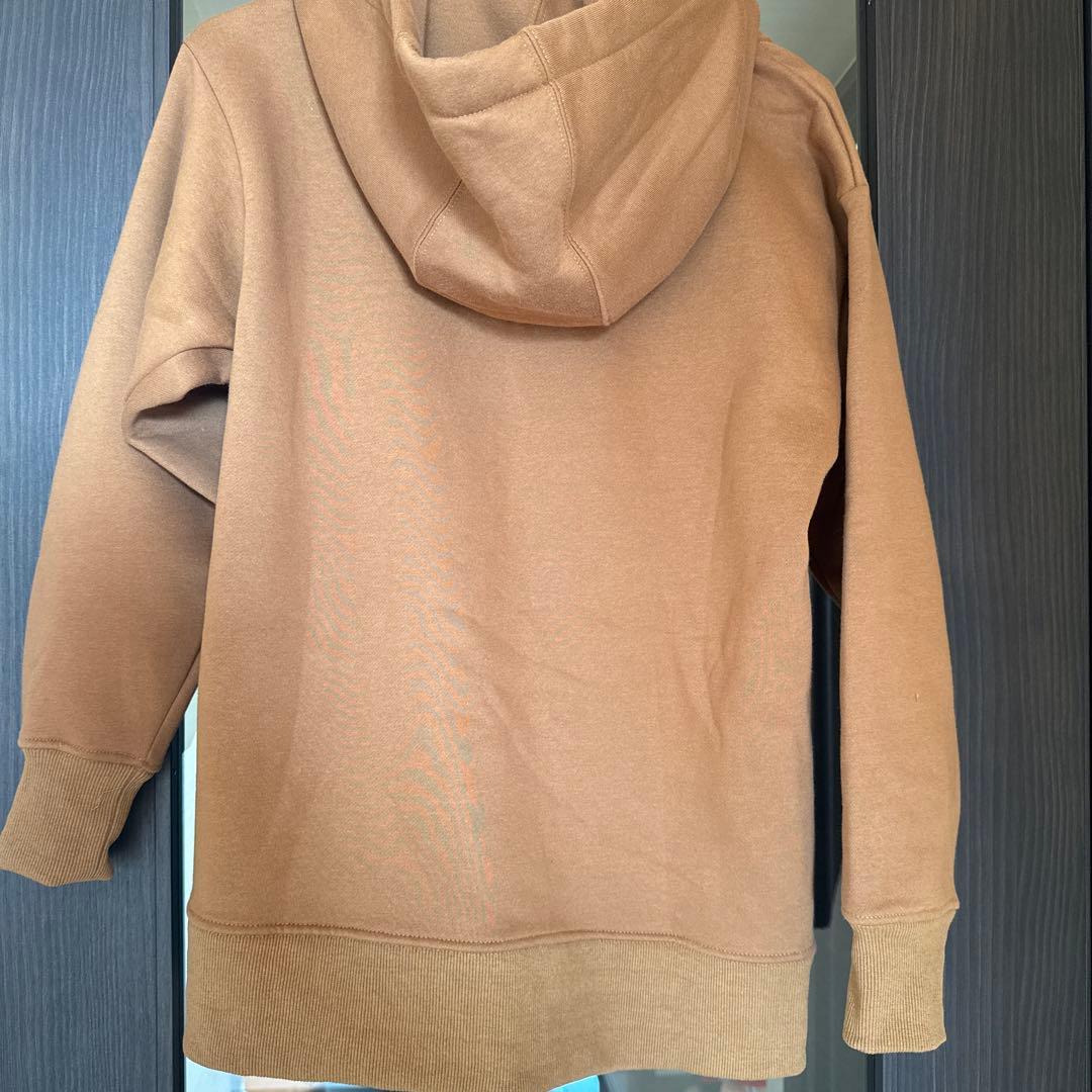 新品未使用　S MaxMara裏起毛ロングパーカー／ハニーベージュ／S