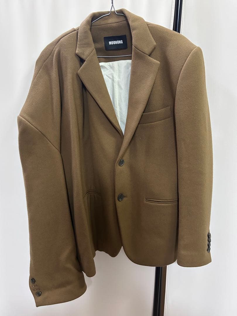 MOOHONG 21AW アシンメトリーウールジャケット