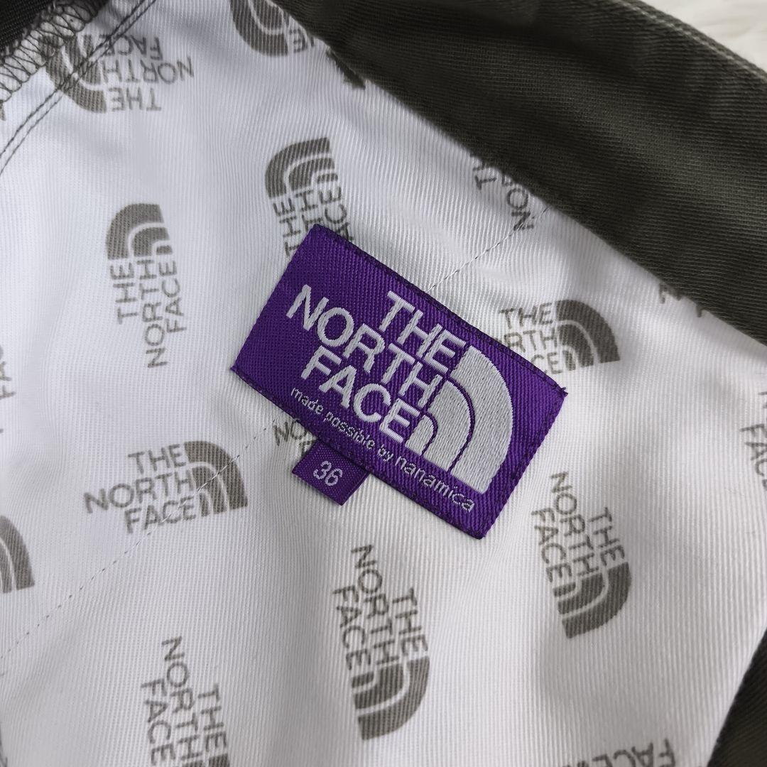 美品✨ ノースフェイス パープルレーベル ストレッチツイル テーパードパンツ 緑