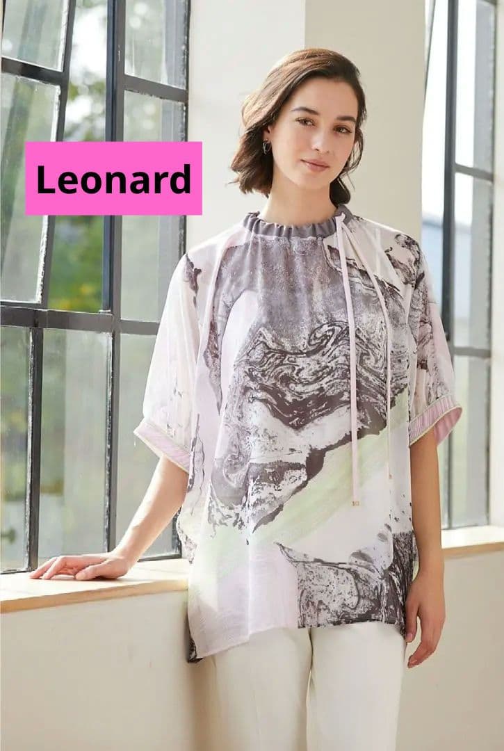 【Leonard】レオナール　ブラウス