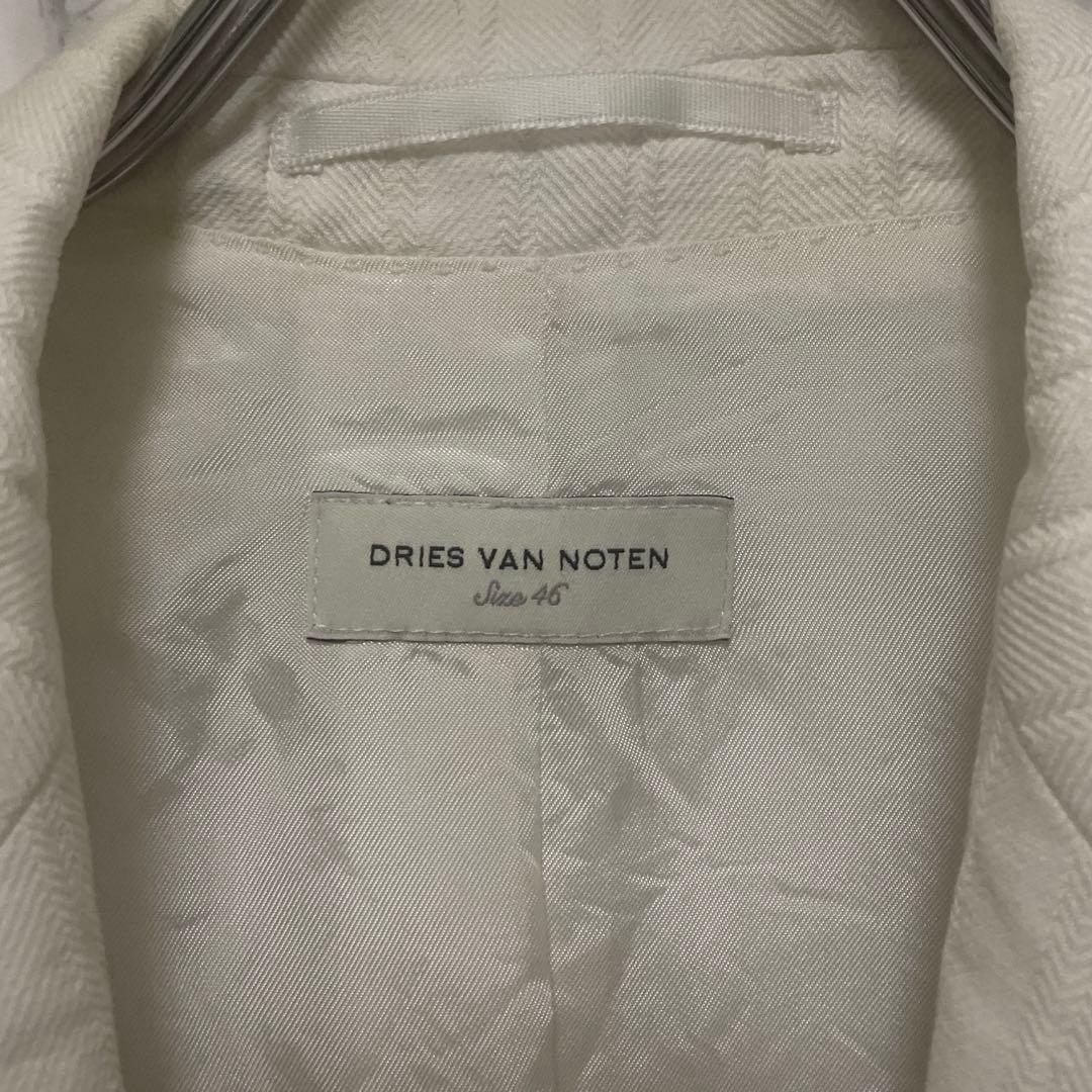 DRIES VAN NOTEN ロング丈デザインテーラードジャケット